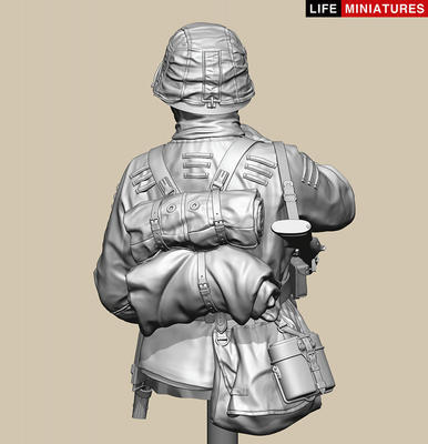 Ambush at Poteau 'Rifleman with captured M1 carbine' Battle of the Bulge 1944