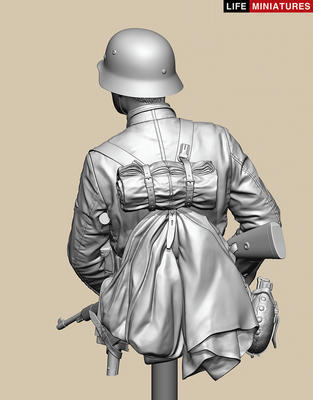 Ambush at Poteau  'SS Panzergrenadier, KG Hansen'  Battle of the Bulge, 1944   (Bust Version)