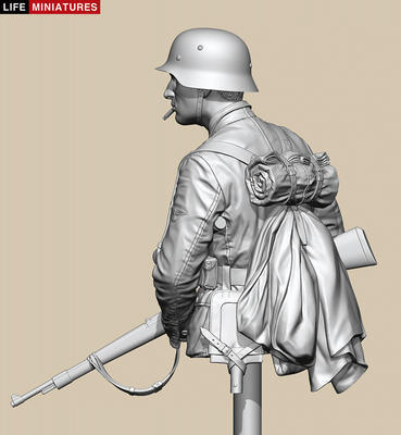 Ambush at Poteau  'SS Panzergrenadier, KG Hansen'  Battle of the Bulge, 1944   (Bust Version)