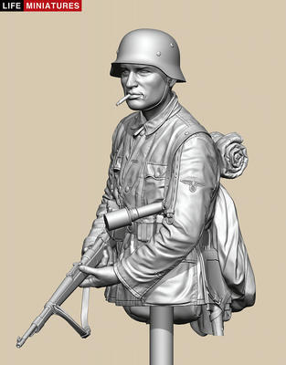 Ambush at Poteau  'SS Panzergrenadier, KG Hansen'  Battle of the Bulge, 1944   (Bust Version)