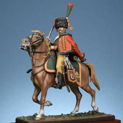Mounted chasseur of the Guard in ceremonial dress