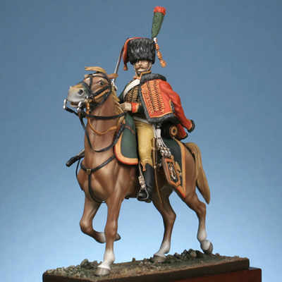Mounted chasseur of the Guard in ceremonial dress