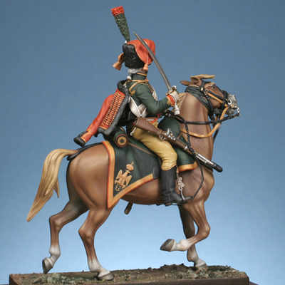 Mounted chasseur of the Guard in ceremonial dress