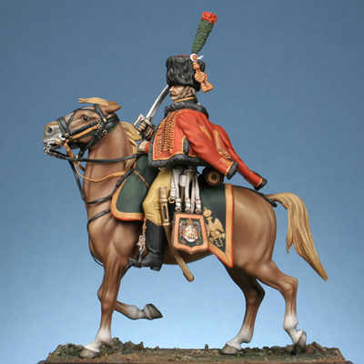 Mounted chasseur of the Guard in ceremonial dress