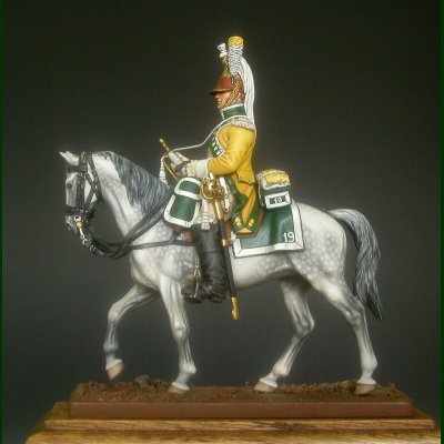Mounted Trumpeter, 19th Regiment of Dragoons, 1807