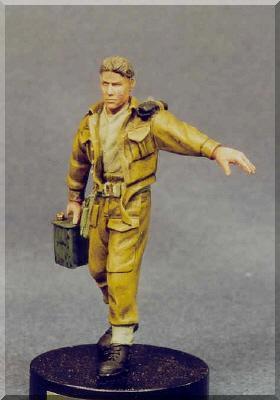 British Tanker walking carrying water can