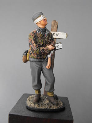 Wounded SS grenadier