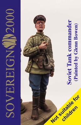 Soviet tank officer in padded jacket