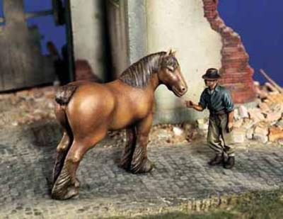 Farmer with Horse