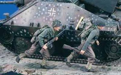 US Infantry Run ! (2 figures)