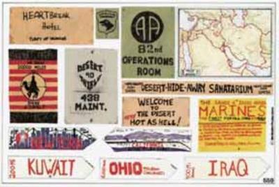 Desert Shield signs and markings
